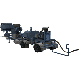 Frac pump truck