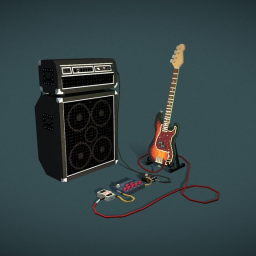Pixelart Bass Guitar Rig