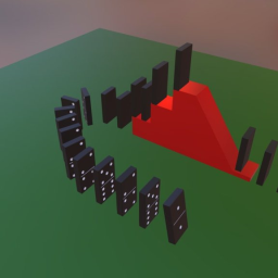 domino test with ramp