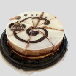 Sliced cake