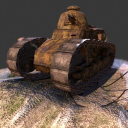 Hard won victory-FT17 Tank