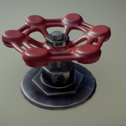 Iconic Half-Life red valve