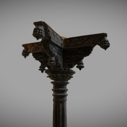 Temple pillars from Kerala