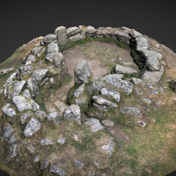 Bronze Age Hut circle No.2. Grimspound, Devon