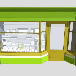 Scenic Shop front 3D model