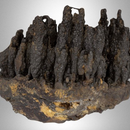 Limonite dripstone