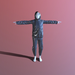 Futuristic Clothes -.Man T Posed
