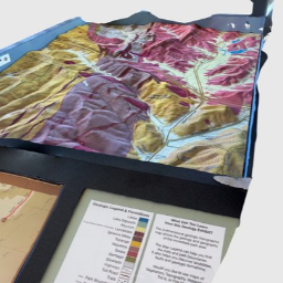 3D geologic map of Nix Nature Preserve, CA