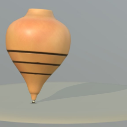 Wood Spinning Top