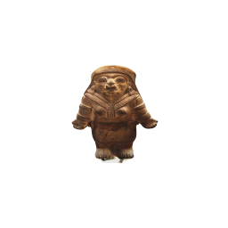 Colombian clay sculpture