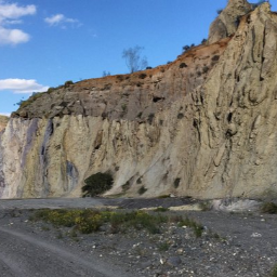 Multicolored fault gouge 2, Spain