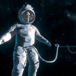 drifting Astronaut