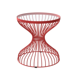 Rose Side Table Red - 101034