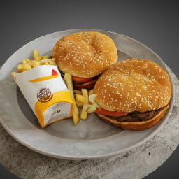 Double Whopper Hamburger Value Meal