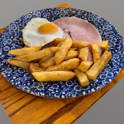 Ham Egg and Chips