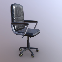 Office (home) black chair.