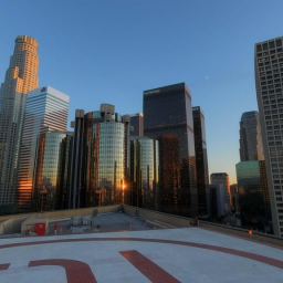 Sky Pano - L.A. Helipad