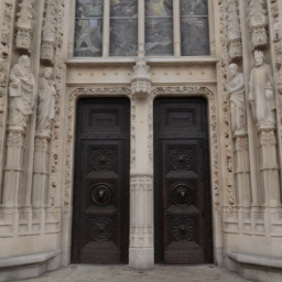 Lausanne Cathedral Gate