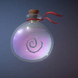 Swirly Potion Bottle