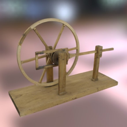 Christopher Polhem mechanical wooden modelTM1358