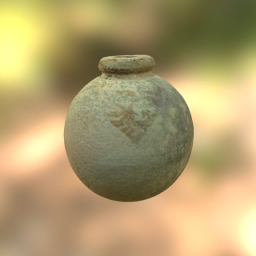 Japanese Porcelain Grenade (VCU_3D_1490)