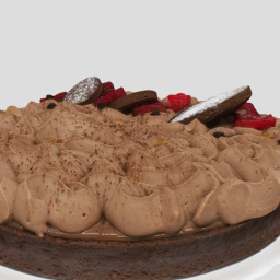 Tarte au chocolat et caramel