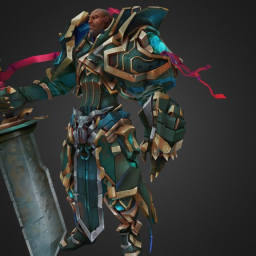 Low Poly Garen_