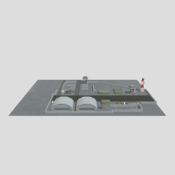 Unturned Militairy Base 3D model