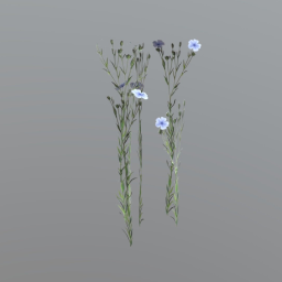 Linen with Flowers