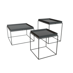 Gaia Nesting Table Black - 101160