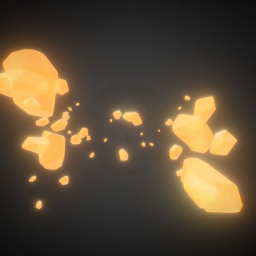 Magical Stones - Particule Flow Test