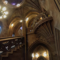 Historic Staircase at The John Rylands Library