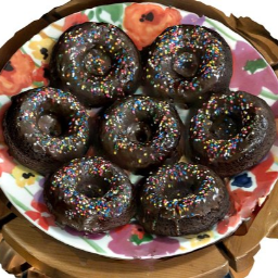 Plate of donuts