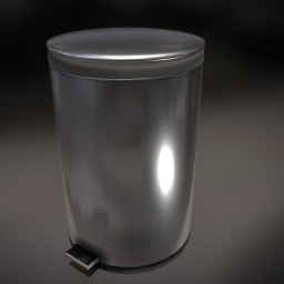 Trash Can with animations. Garbage Can animated