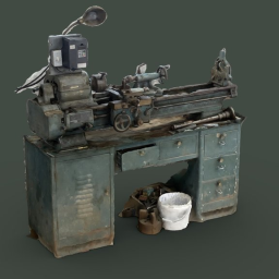 Grungy Lathe Scan