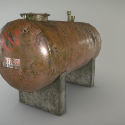 old oil tank