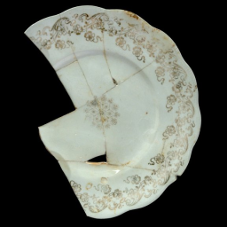 Homer Laughlin Gold Floral Plate