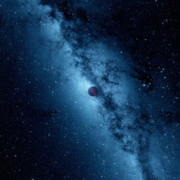 Night Sky Visible Spectrum Monochromatic
