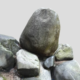 big mossy rock i found in nature