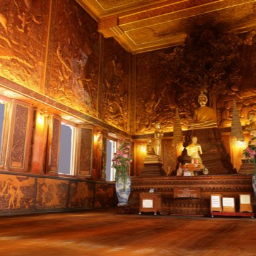 Bangkaenoi Temple Interior