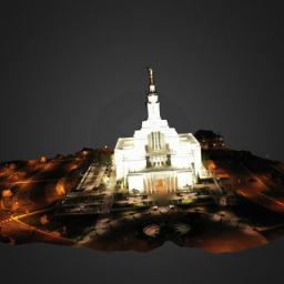 Draper Temple at Night