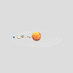 Sistema solar space for kids
