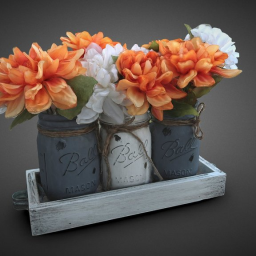 Decorative Mason Jars With Flowers