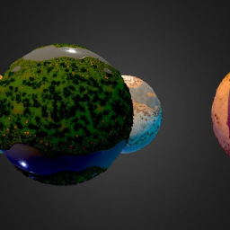 Advanced animated terrain based in math