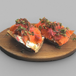 Salmon tartine