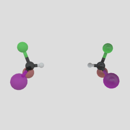 Enantiomers of bromochloroiodomethane