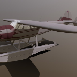 Cessna 195 Businessliner floats version