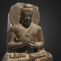 Seated Buddha scanned by Fenner and Zhang