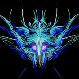 Demonic Bison -Tiltbrush Art By Patrick Beery