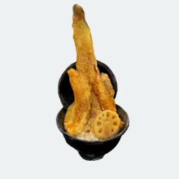 Giant Tower of TEMPURA Rice Bowl